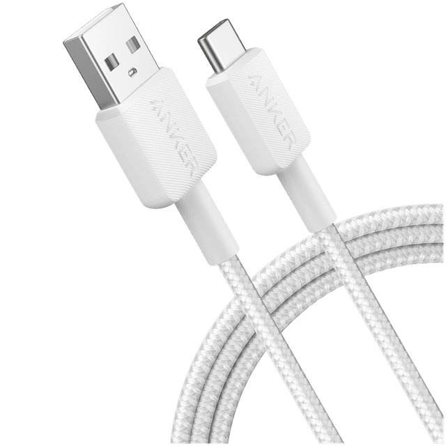 Anker Mobile Cable USB A to USB C 0.9m 322 White