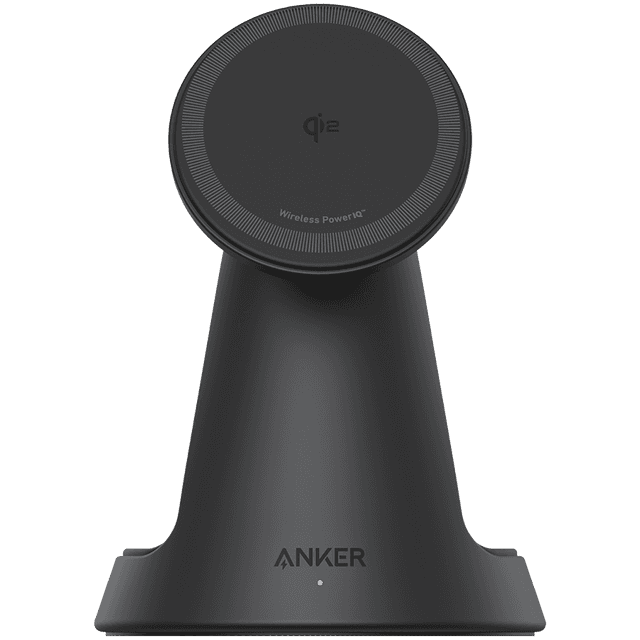 Anker MagGo Wireless Charging Station (3-in-1, Dock Stand) cable and charger bundle Black