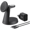 Anker MagGo Wireless Charging Station (3-in-1, Dock Stand) cable and charger bundle Black