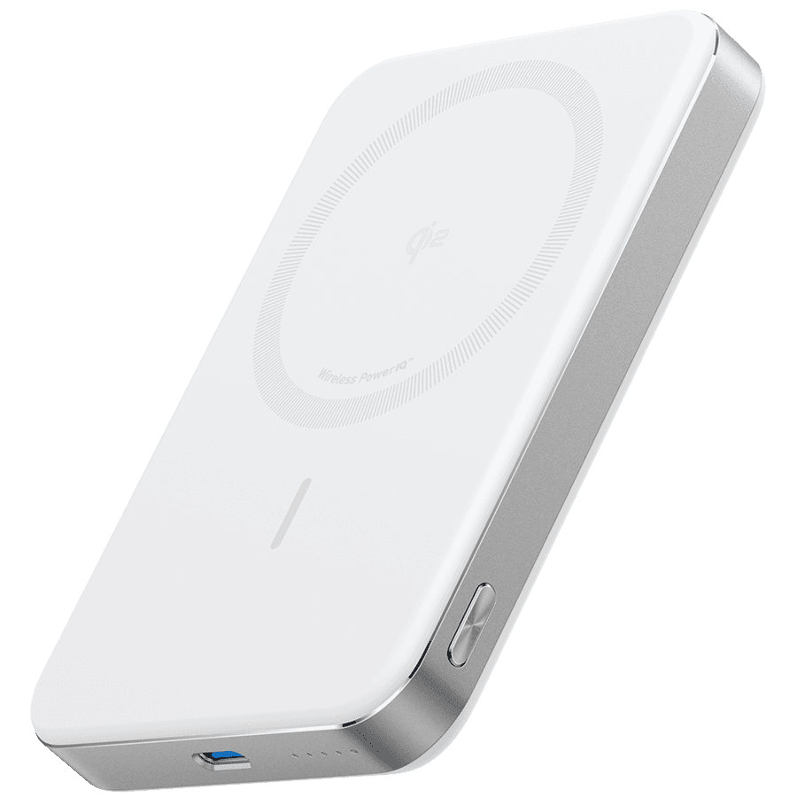 Anker MagGo Power Bank (10K, Magnetic Wireless) White