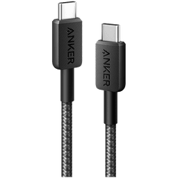 Anker 322 USB-A to USB-C Cable (180cm Braided) Black