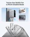 Anker Charger (100W, 3 Ports, Smart Display) Silver - 5