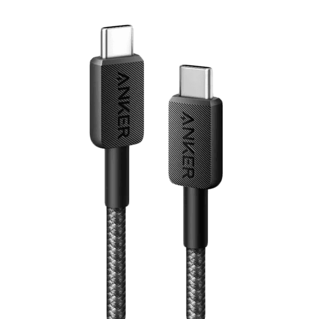 Anker 322 USB-C to USB-C Cable 90 cm Braided Black