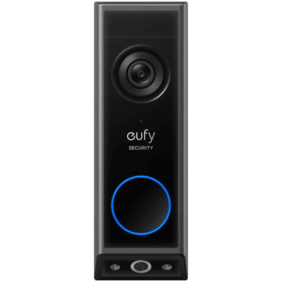 Anker, eufy Video Doorbell E340 With Chime Black, 2 Cameras, 2K, FHD
