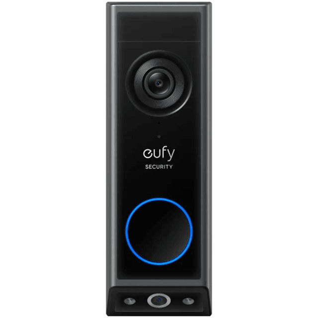 Anker, eufy Video Doorbell E340 With Chime Black, 2 Cameras, 2K, FHD
