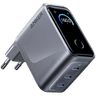 Anker Prime Charger (160W, 3 Ports, Smart Display) Silver