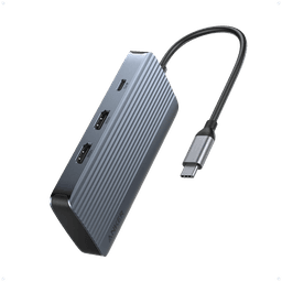 Anker USB-C Hub (7-in-1, Dual Display) Gray