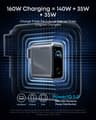 Anker Prime Charger (160W, 3 Ports, Smart Display) Silver - 5