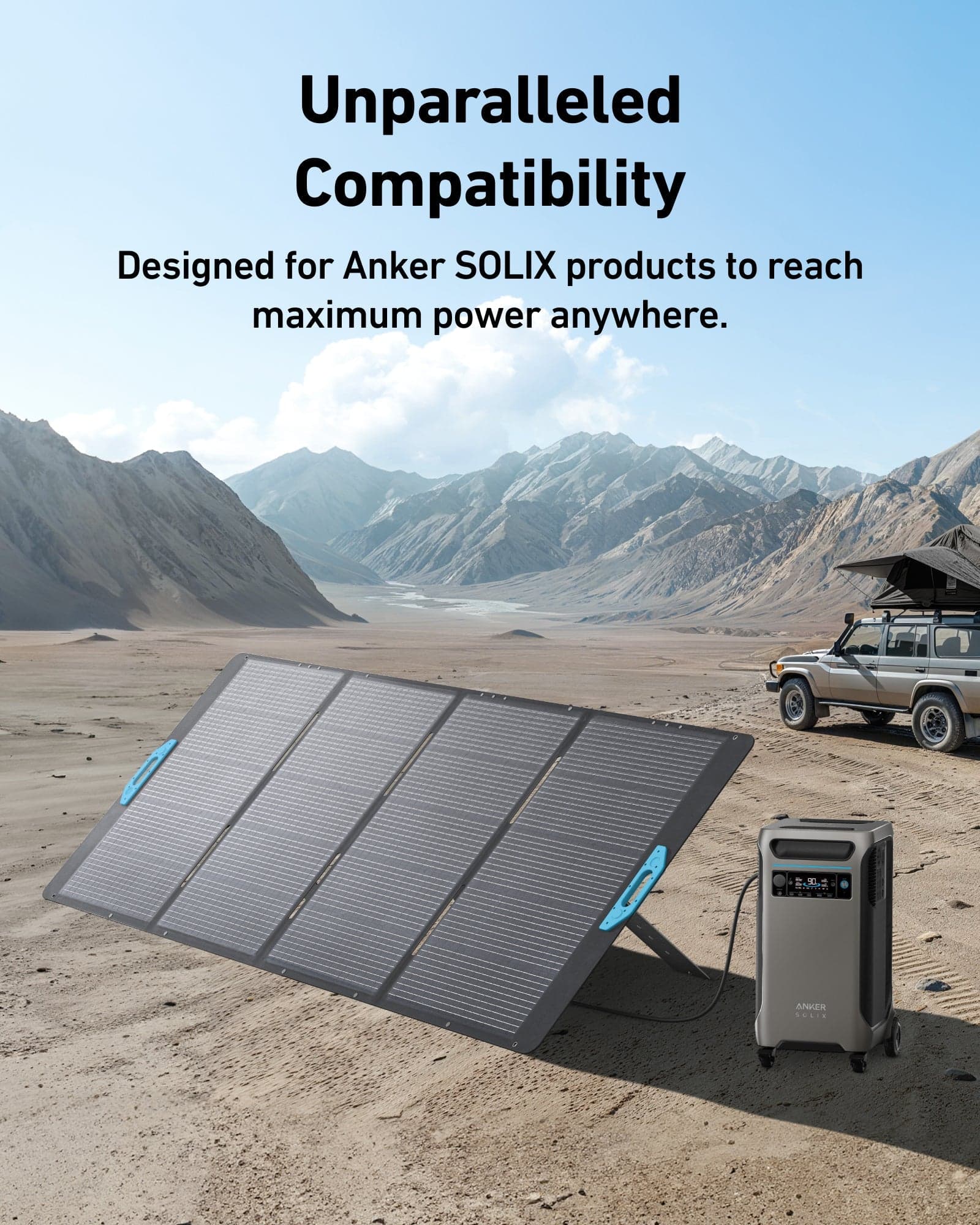 Anker SOLIX PS400 Bifacial Portable Solar Panel - 7