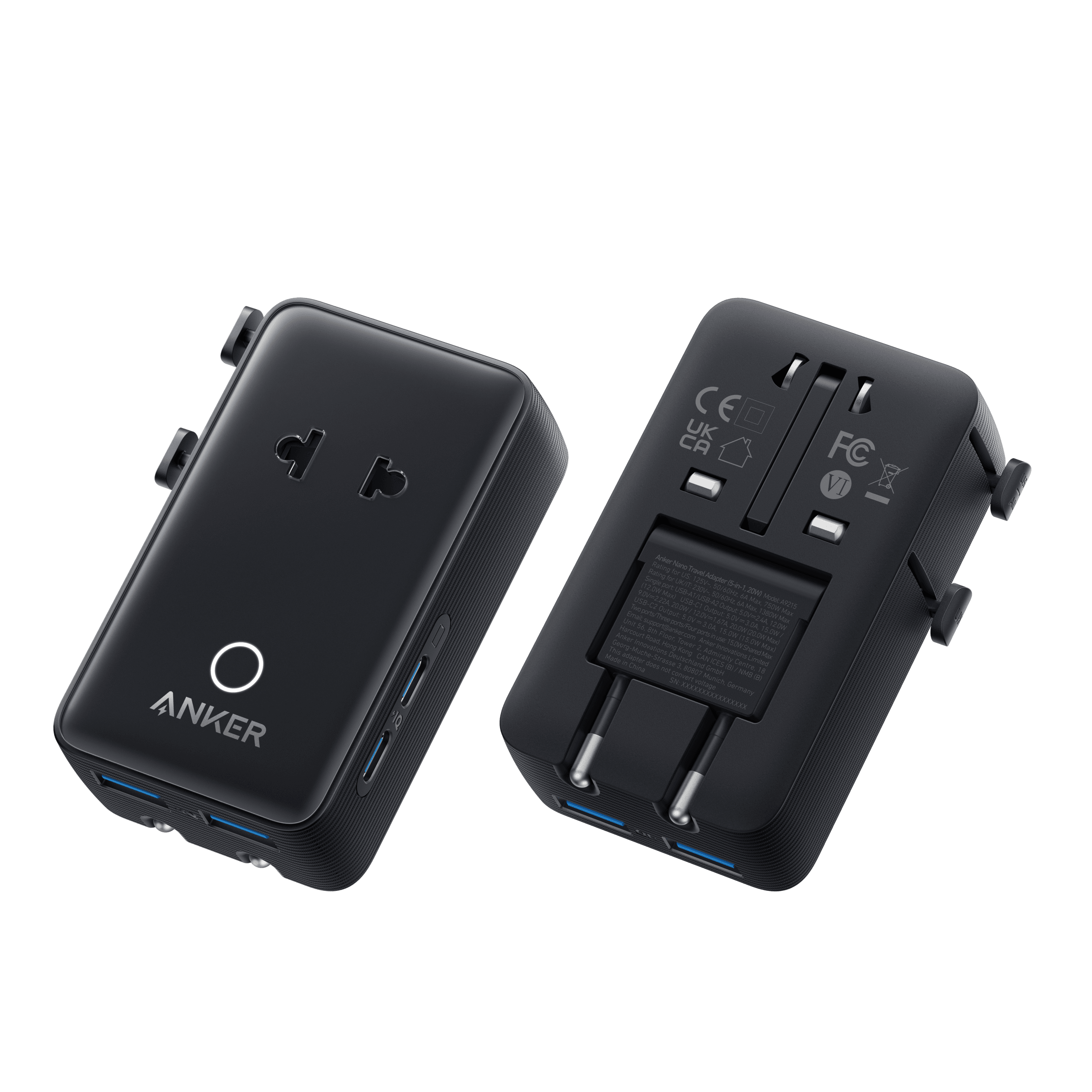 Anker Nano Travel Adapter (5-in-1, 20W) - 7