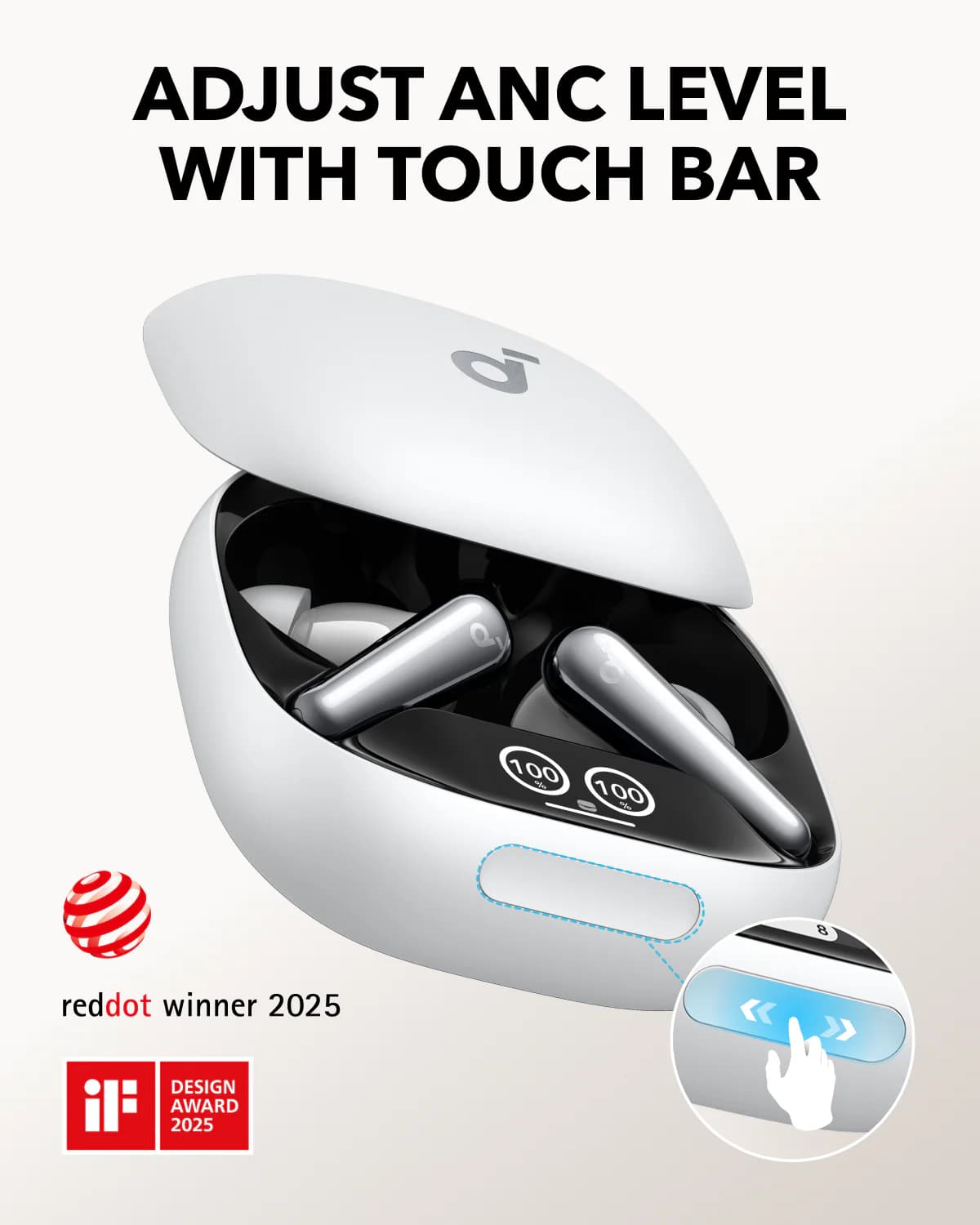 Anker, Soundcore Headphones Liberty 4 Pro White - 5